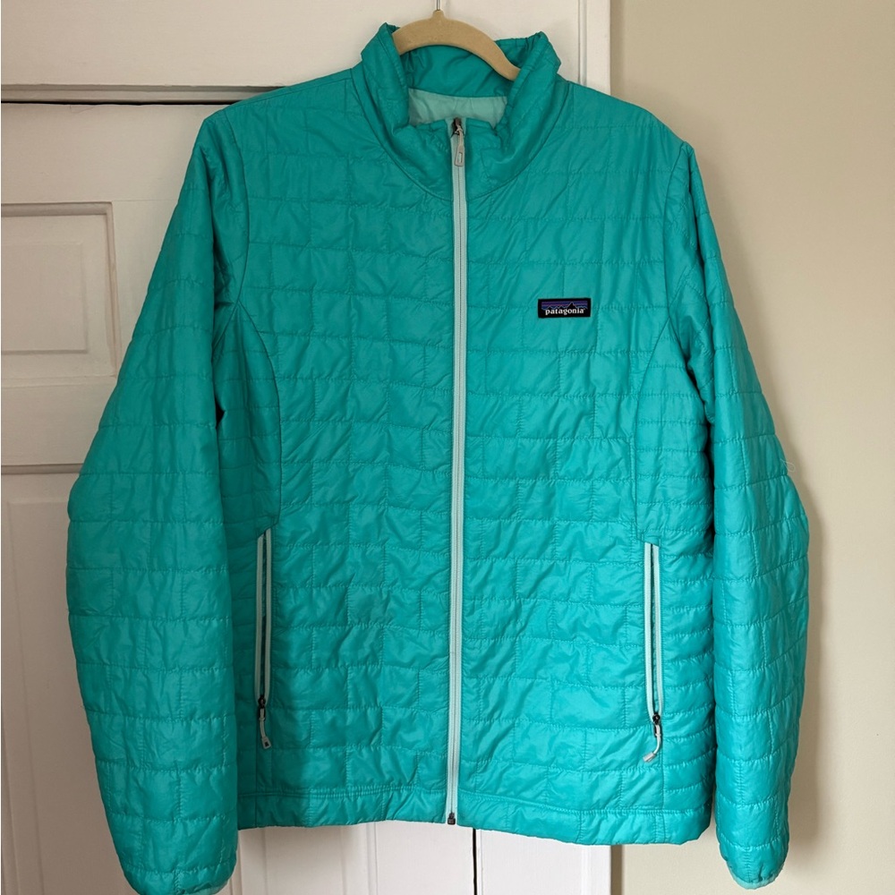 Patagonia nano puff Aqua Quilted Jacket